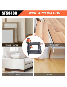 Clavadora Neumática Dootool 2 en 1 18 Gauge con 1000 Clavos 2