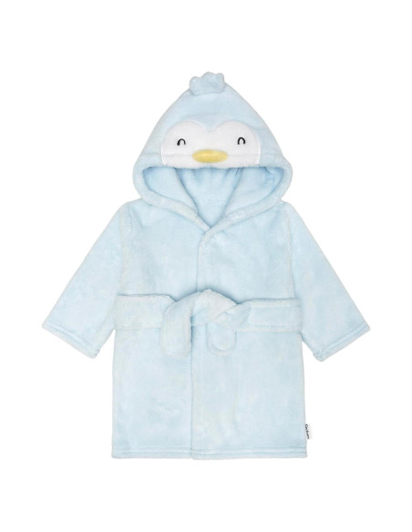 Bata de baño suave Gerber para bebés 0-9 meses pingüino