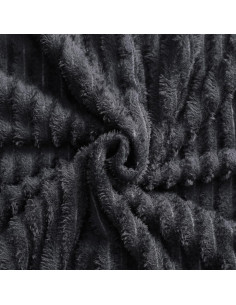 Manta de Franela NTBAY para Bebés 76.2x101.6 cm Negra 2