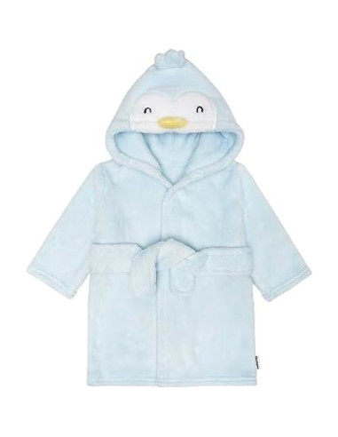 Bata de baño suave Gerber para bebés 0-9 meses pingüino
