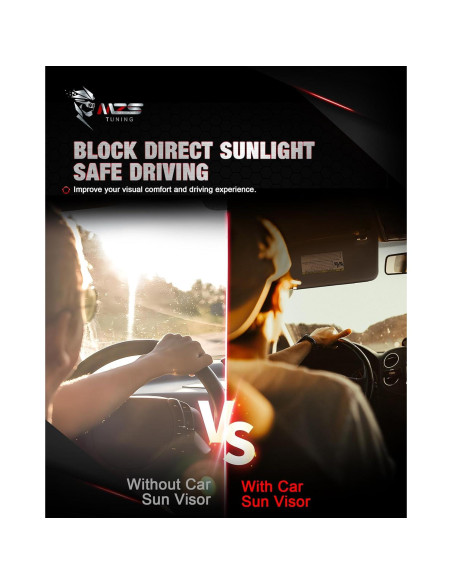 Visera Solar Izquierda MZS para Camry 2007-2011 Gris