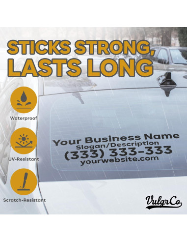 Calcomanías Personalizadas para Camiones VulgrCo - Vinilo Resistente