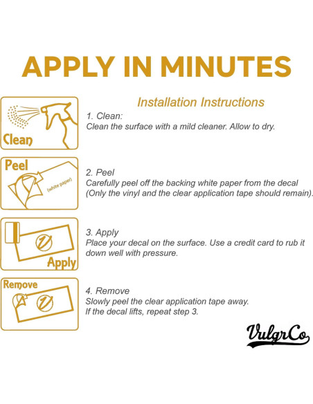 Calcomanías Personalizadas para Camiones VulgrCo - Vinilo Resistente
