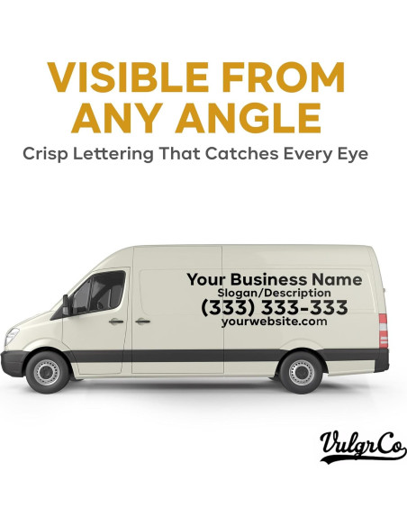 Calcomanías Personalizadas para Camiones VulgrCo - Vinilo Resistente