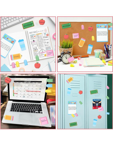 Conjunto de Notas Adhesivas ABTOLS para Maestros 400 Hojas