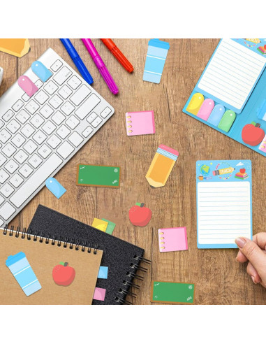 Conjunto de Notas Adhesivas ABTOLS para Maestros 400 Hojas