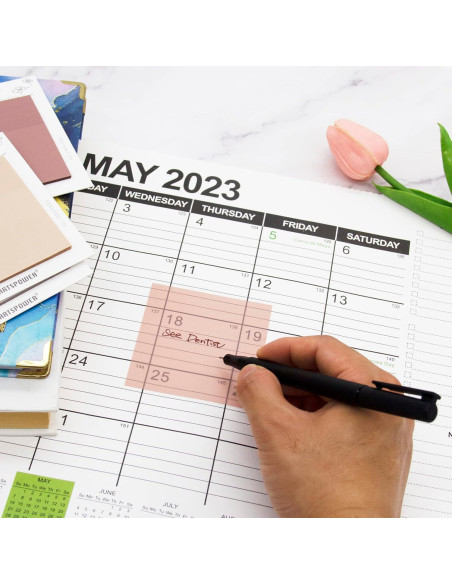 Notas Adhesivas Transparentes Pastel PARTSPOWER 4 Paquetes 7.62x7.62 cm