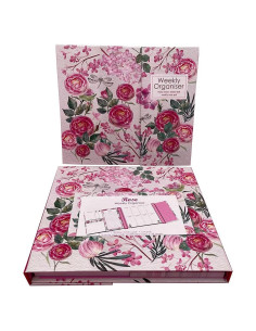 Organizador Semanal Rosa Nicepaper - Set de Notas Autoadhesivas