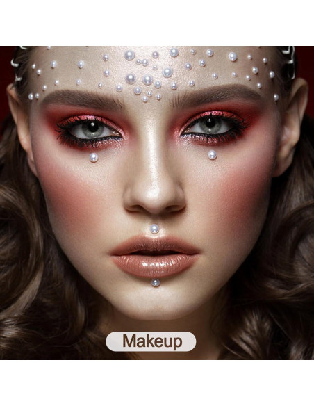 BlingKingdom 660pcs Perlas Autoadhesivas Blancas para Manualidades