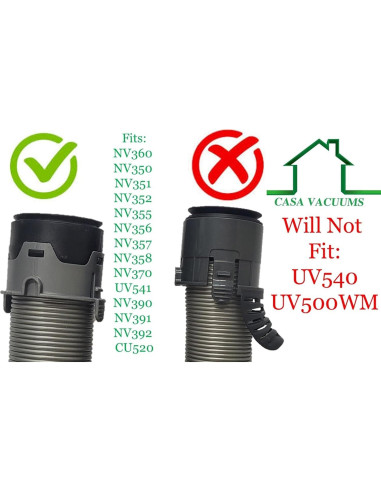 Manguera y Mango Reemplazo Shark Navigator NV360 Azul