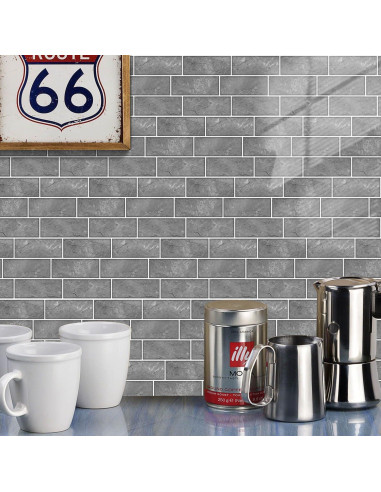 16 Hojas de Calcomanías Autoadhesivas Retro BUYBLIFE 30x15cm