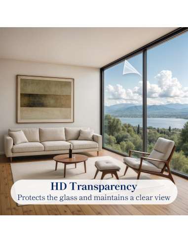 Película de Seguridad para Ventanas Qualsen 4 Mil 44.3x200cm