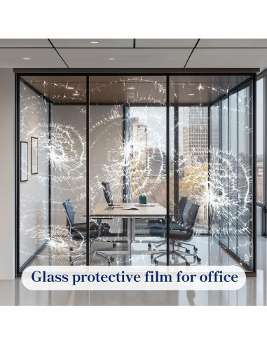 Película de Seguridad para Ventanas Qualsen 4 Mil 44.3x200cm