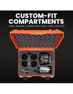 Estuche Duro NANUK 925 para Drone DJI Avata 2 Combo Naranja 2