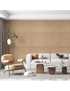 Paneles Acústicos Autoadhesivos Art3d 6 Piezas 61x61 cm Madera 2