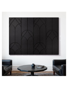 Paneles Acústicos Góticos Autoadhesivos 30x30 cm - 12 Piezas