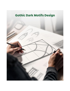 Paneles Acústicos Góticos Autoadhesivos 30x30 cm - 12 Piezas 2