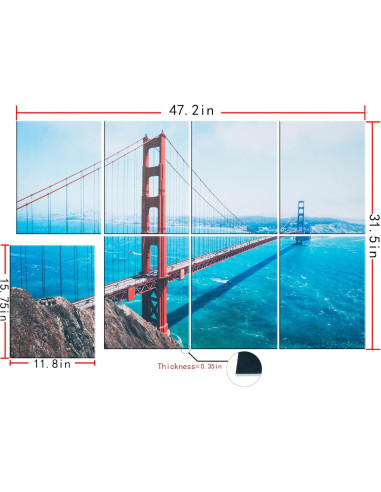 Paneles Acústicos de Espuma YWSHUF 8 Piezas 39.9x30cm