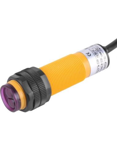 Sensor Fotoeléctrico PNP IR 3 Hilos 6-36V DC E18-B03P1