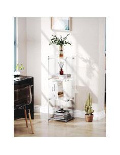 Estante de Libros Acrílico Acrylicolor 3 Cubos Transparente 2