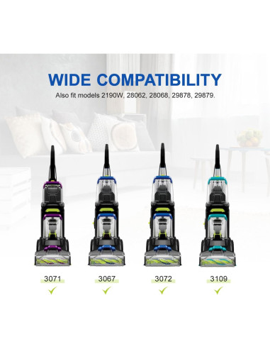 Conjunto de Correas de Reemplazo LANMU para Bissell 3071 3067