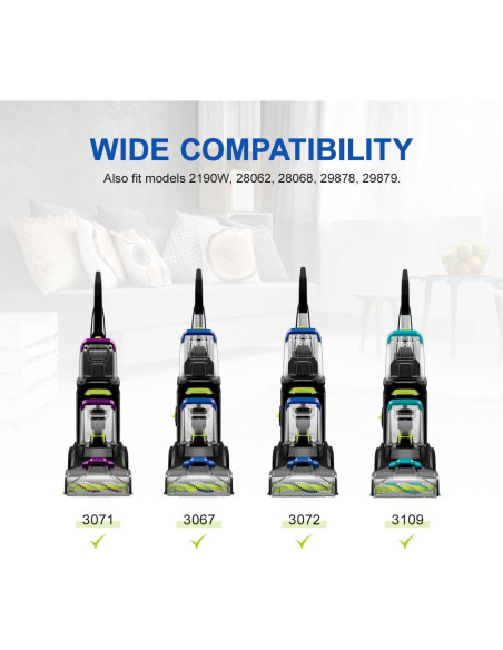 Conjunto de Correas de Reemplazo LANMU para Bissell 3071 3067