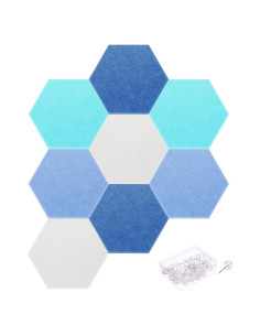 Paneles Acústicos Hexagonales MECCANIXITY 30x26cm B1 Ignífugos