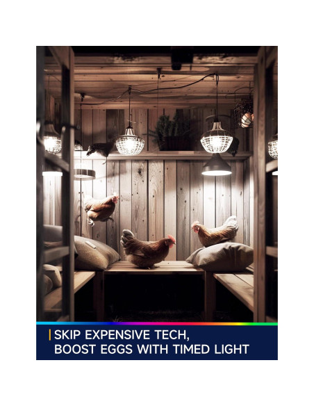 Bombilla LED 9W con Temporizador UNILAMP A19 Luz Diurna 5000K