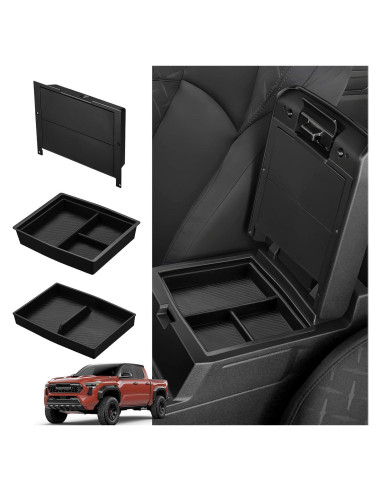 Organizador de Consola Central Ecarzo 3PCS para Toyota Tacoma 2024-2025