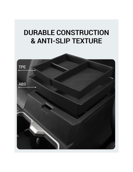 Organizador de Consola Central Ecarzo 3PCS para Toyota Tacoma 2024-2025