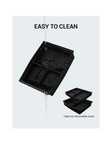 Organizador de Consola Central Ecarzo 3PCS para Toyota Tacoma 2024-2025