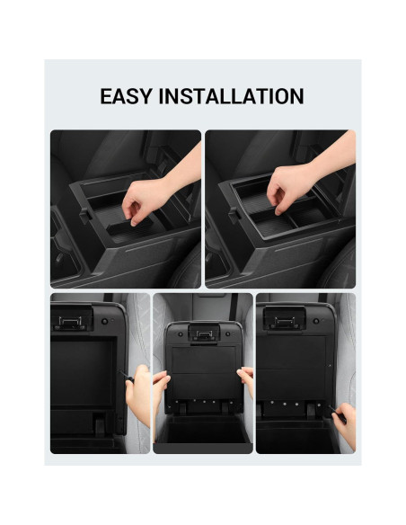 Organizador de Consola Central Ecarzo 3PCS para Toyota Tacoma 2024-2025