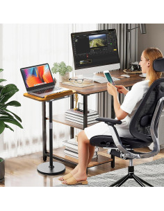 Soporte de Piso 2 en 1 NAMON para Laptop Altura Ajustable 42-130 cm 2