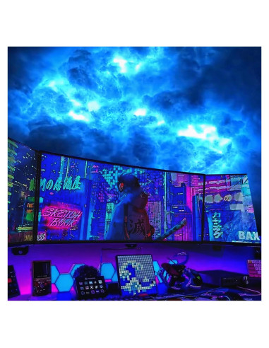 Luz LED Nube FUSLITE 4.88m Colorida Sincronizada con Música