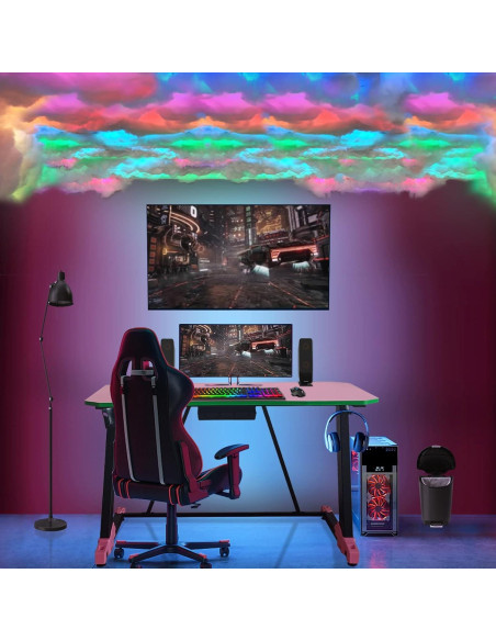 Luz LED Nube FUSLITE 4.88m Colorida Sincronizada con Música