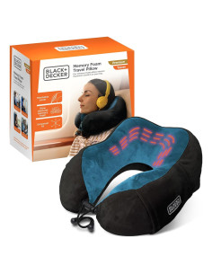 Almohada de Espuma Viscoelástica BLACK+DECKER con Bolsillo