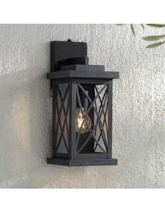 Lámpara de Pared Exterior John Timberland Misión 38.1 cm Negro 2