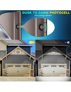 Luz de Pared LED 120W Ezon con Fotocélula 15840LM IP65 2