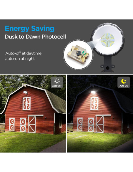 Luz de Granero LED Deerdance 80W 10000LM IP65 2-Pack