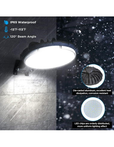 Luz de Granero LED Deerdance 80W 10000LM IP65 2-Pack