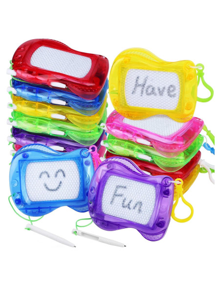 Elcoho 12 Mini Pizarras Magnéticas Borrables 10x8.4cm Multicolor