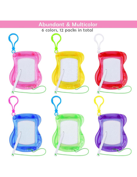 Elcoho 12 Mini Pizarras Magnéticas Borrables 10x8.4cm Multicolor