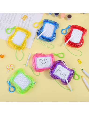 Elcoho 12 Mini Pizarras Magnéticas Borrables 10x8.4cm Multicolor