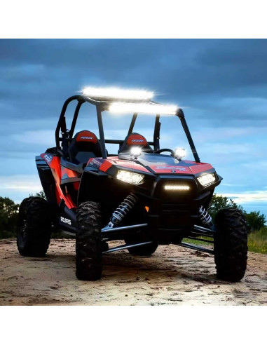 Kit de Barra de Luz LED OfleGold 22" 420W + 2 Pods 4" 72W