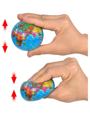 Paquete de 24 Pelotas de Espuma Suave Mini Globo 6.35 cm