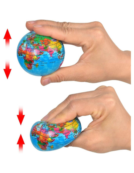 Paquete de 24 Pelotas de Espuma Suave Mini Globo 6.35 cm