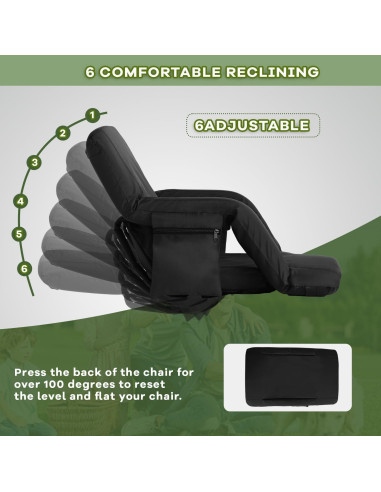 Silla de Estadio Plegable TIMSATIO con Calefacción y Masaje