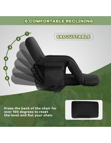 Silla de Estadio Plegable TIMSATIO con Calefacción y Masaje