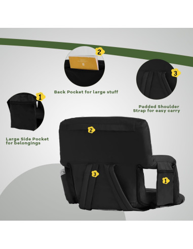 Silla de Estadio Plegable TIMSATIO con Calefacción y Masaje