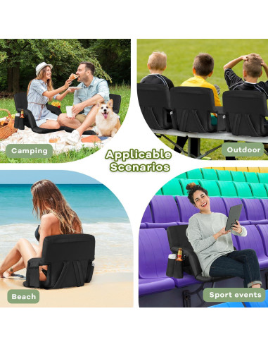 Silla de Estadio Plegable TIMSATIO con Calefacción y Masaje